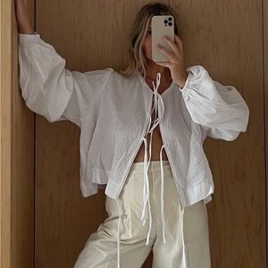 bohème goods the tie top cotton gauze